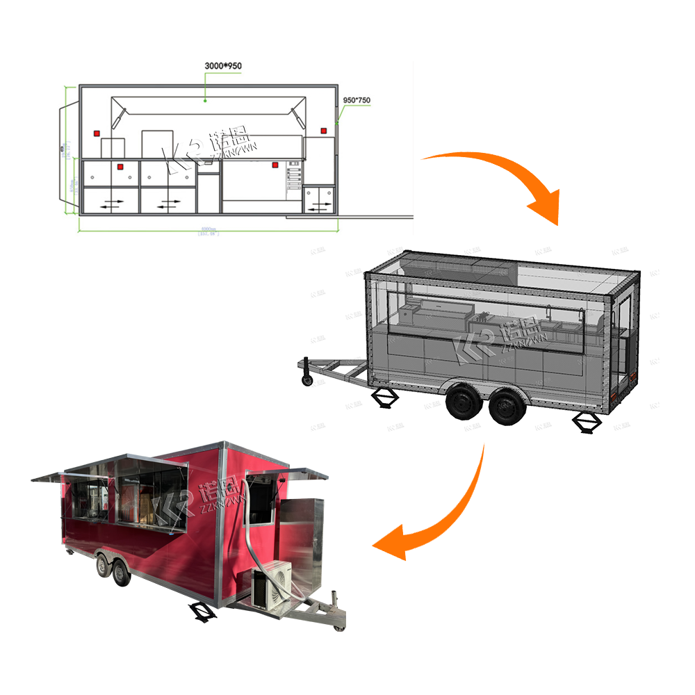 Concession Coffee Ice Cream Tr - Mobile Coffee Van Equipment recension och pris