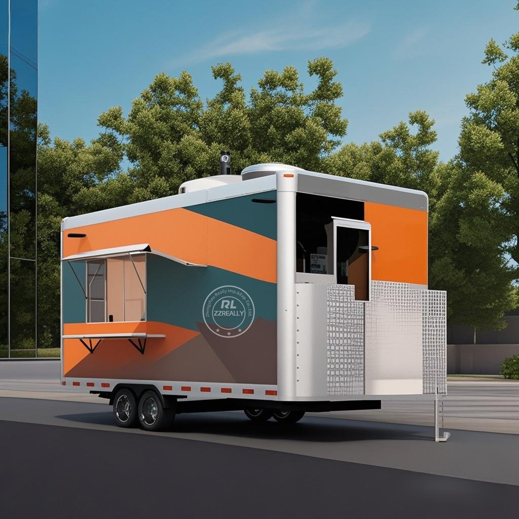 Snack Fast Food Truck Mobile K - Mobile Coffee Van Equipment recension och pris