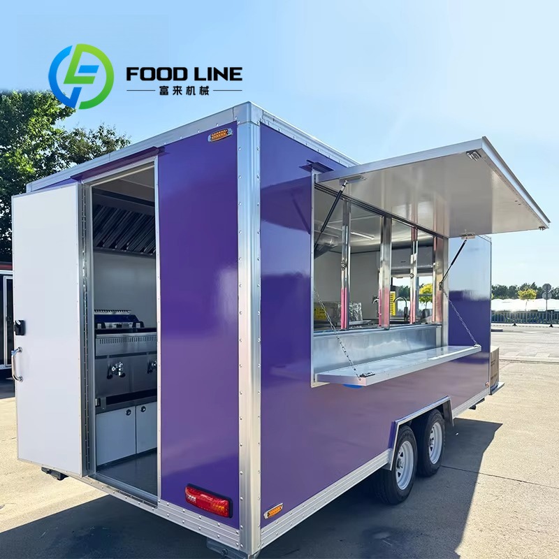 Custom Mobile Food Cart Traile - Mobile Coffee Van Equipment recension och pris