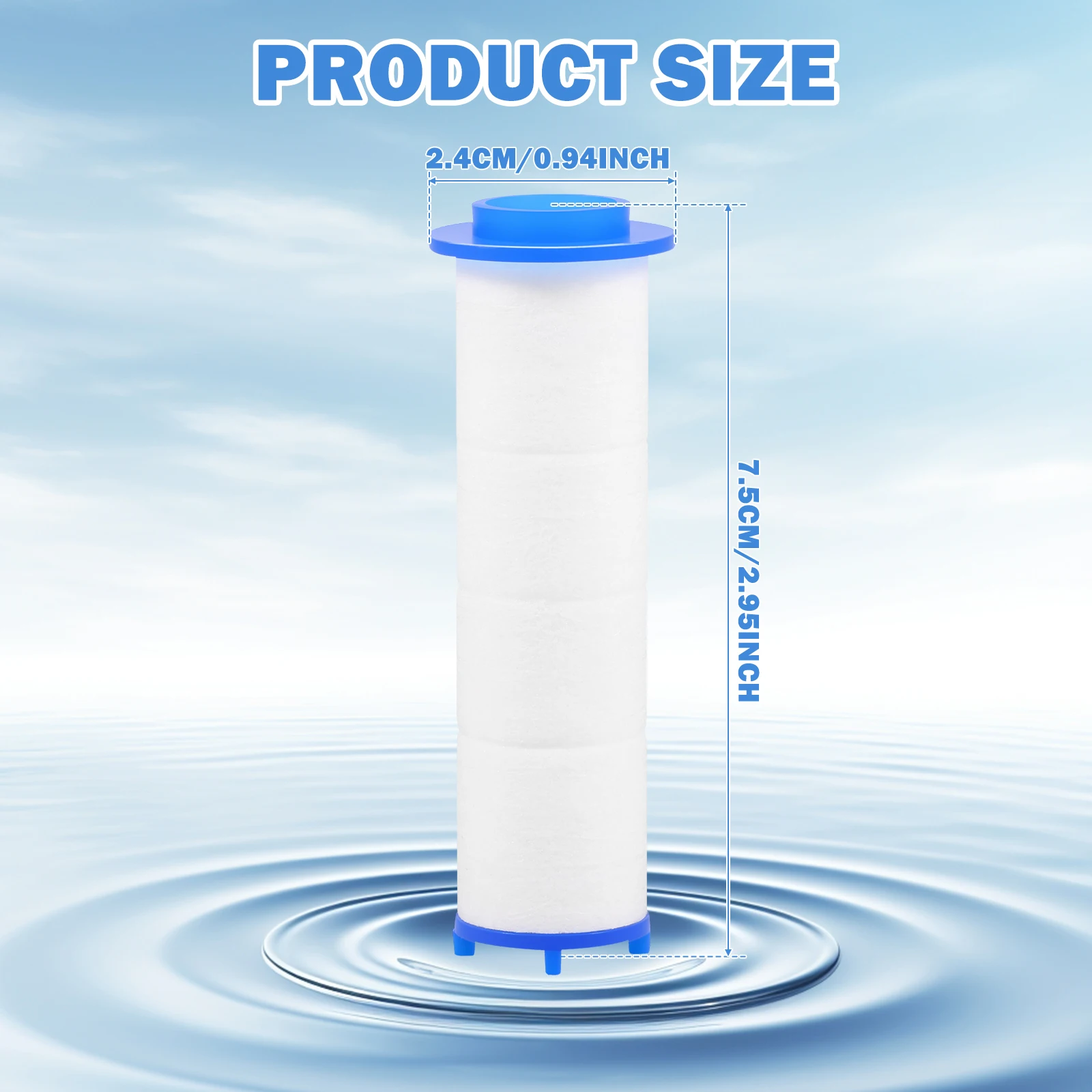 20Pcs Shower Head Filter PP Co - Water Filter Cartridge recension och pris