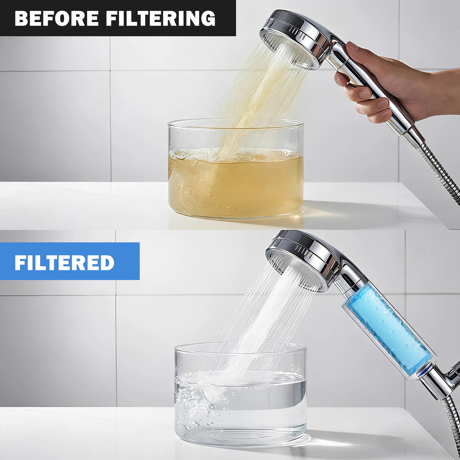 20Pcs Shower Head Filter PP Co - Water Filter Cartridge recension och pris